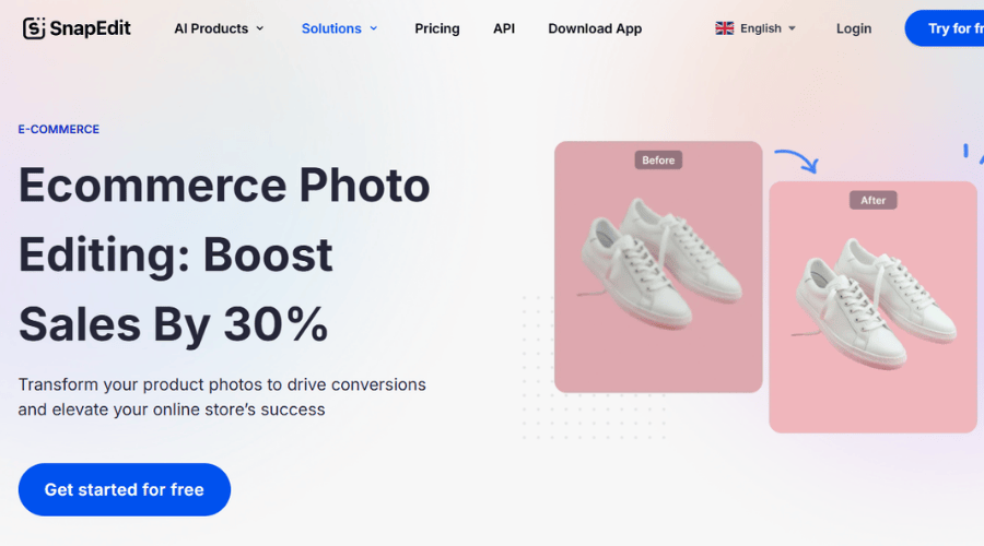 Snapedit AI photo edtior for fashion brands