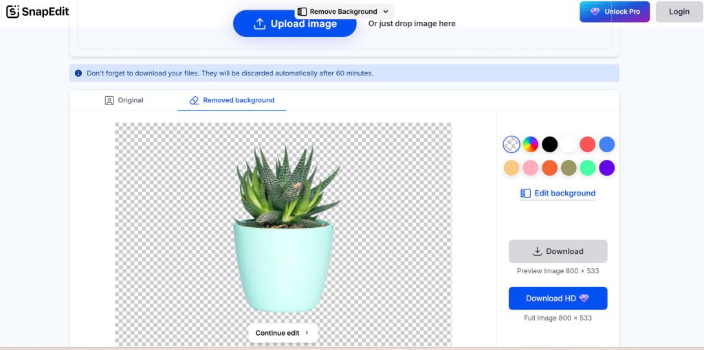 Remove background for Amazon product images