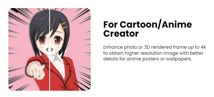 Cutout.pro Image upscaler