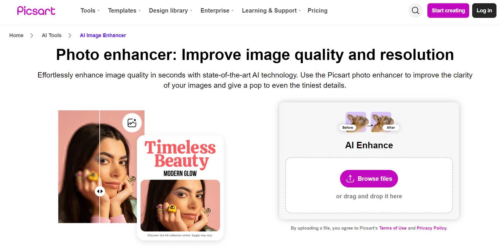 How to upscale images with Picsart