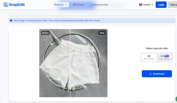 Enhance ebay product images