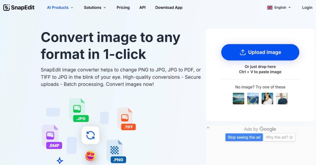 convert an image to website-friendly format