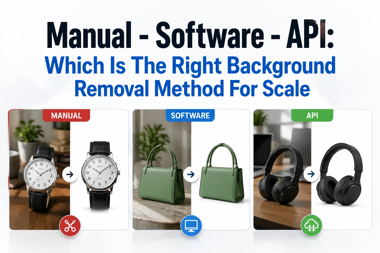 Remove Backgrounds at Scale for Ecommerce (Manual vs AI vs API)