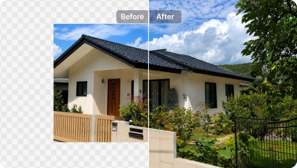 Fix cropped photo with AI image expand