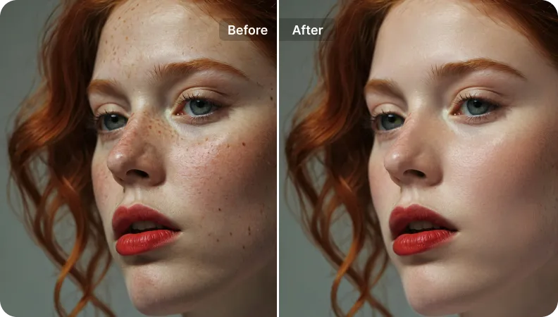 Make skin in photos smooth in seconds