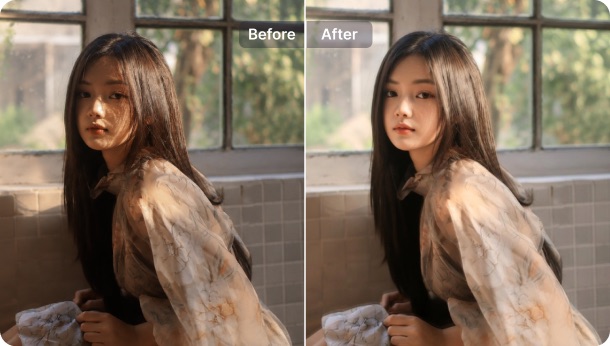 Bring back detail in backlit portraits