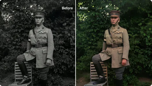 Bringing history to life through colorization