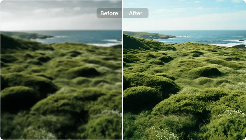 Geef landschapsfoto's nieuw leven